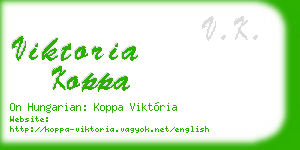 viktoria koppa business card